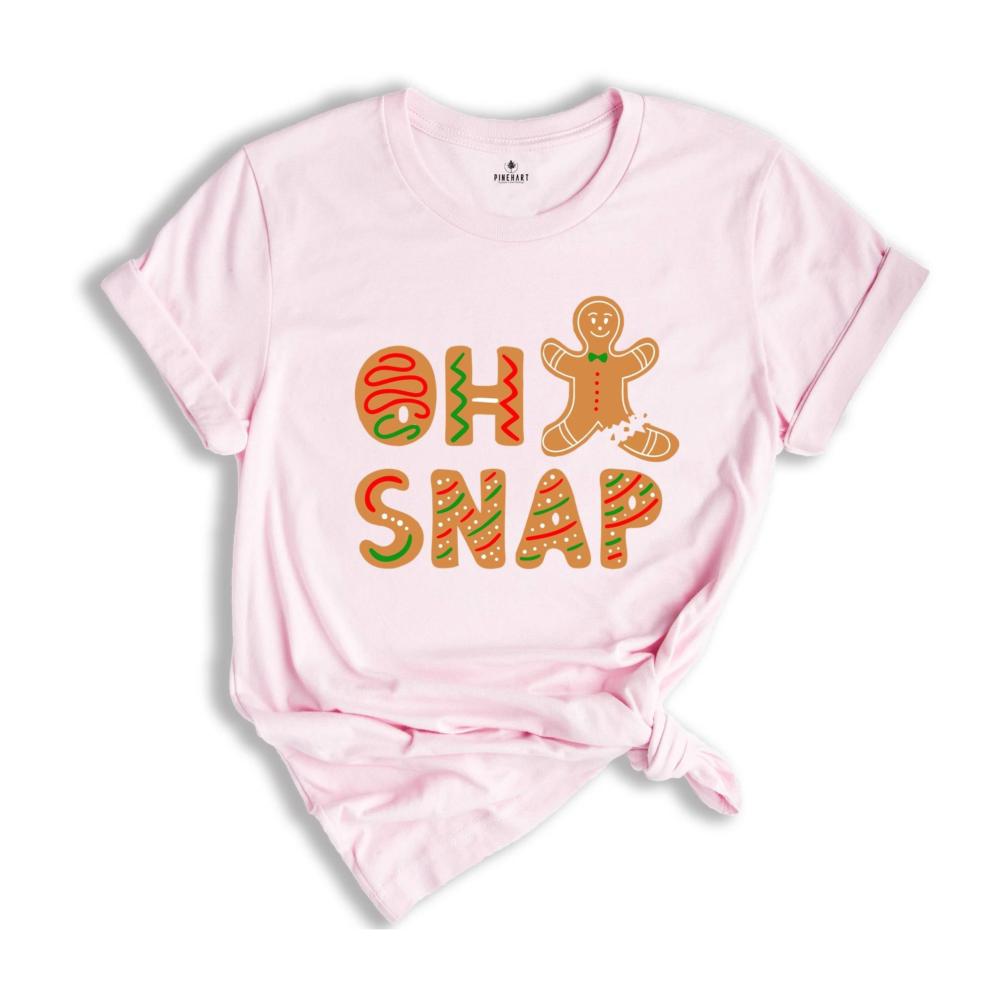 Oh Snap Gingerbread Man T-shirt, Christmas Cookies Tee, Christmas Baker Shirt, Best Chef Gift, Funny Christmas Costume