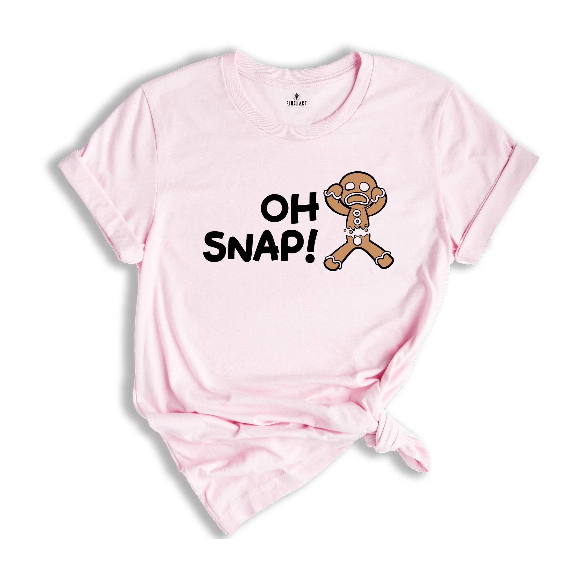 Oh Snap Gingerbread Man T-shirt, Christmas Cookies Tee, Christmas Baker Shirt, Best Chef Gift, Funny Xmas Mom Costume