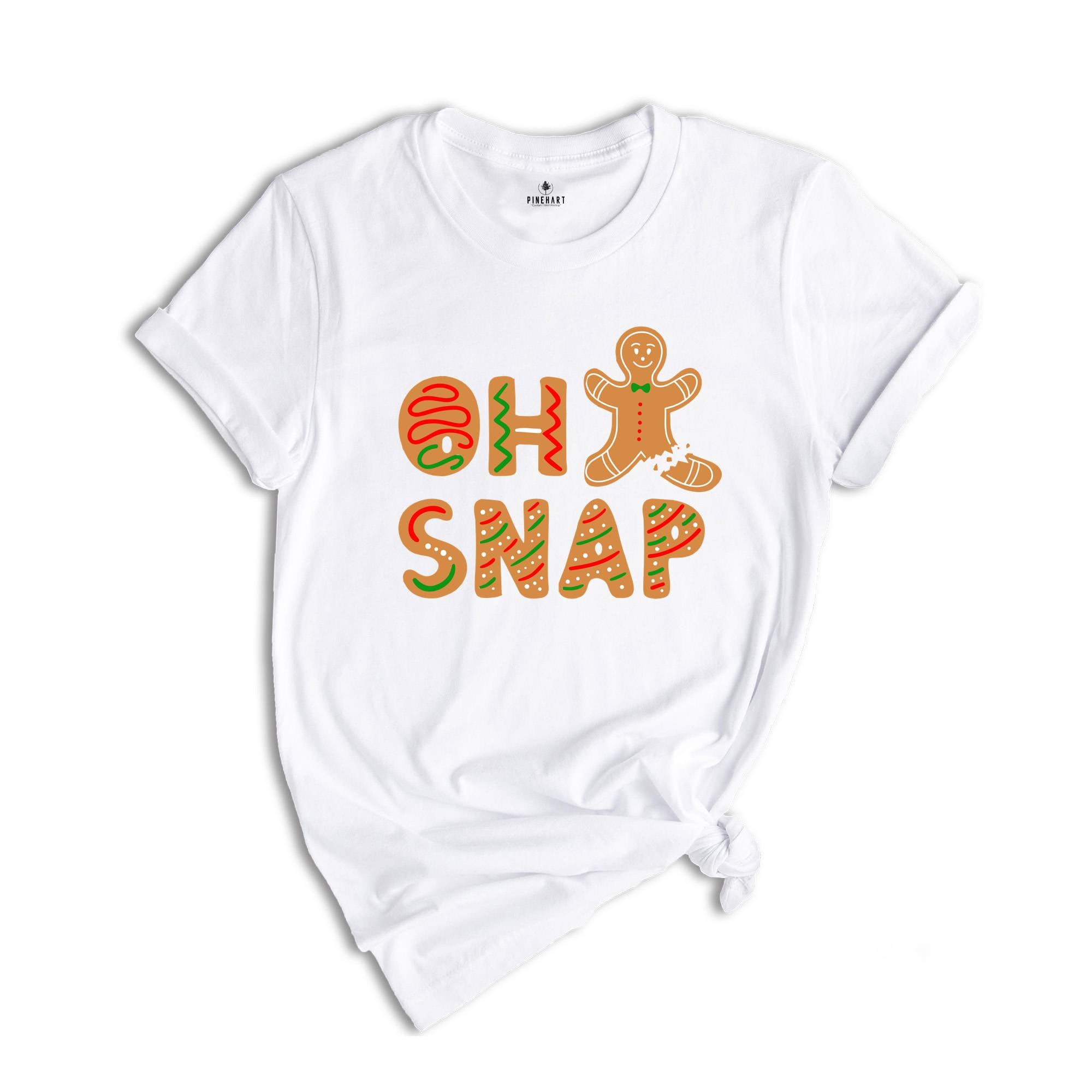 Oh Snap Gingerbread Man T-shirt, Christmas Cookies Tee, Christmas Baker Shirt, Best Chef Gift, Funny Christmas Costume