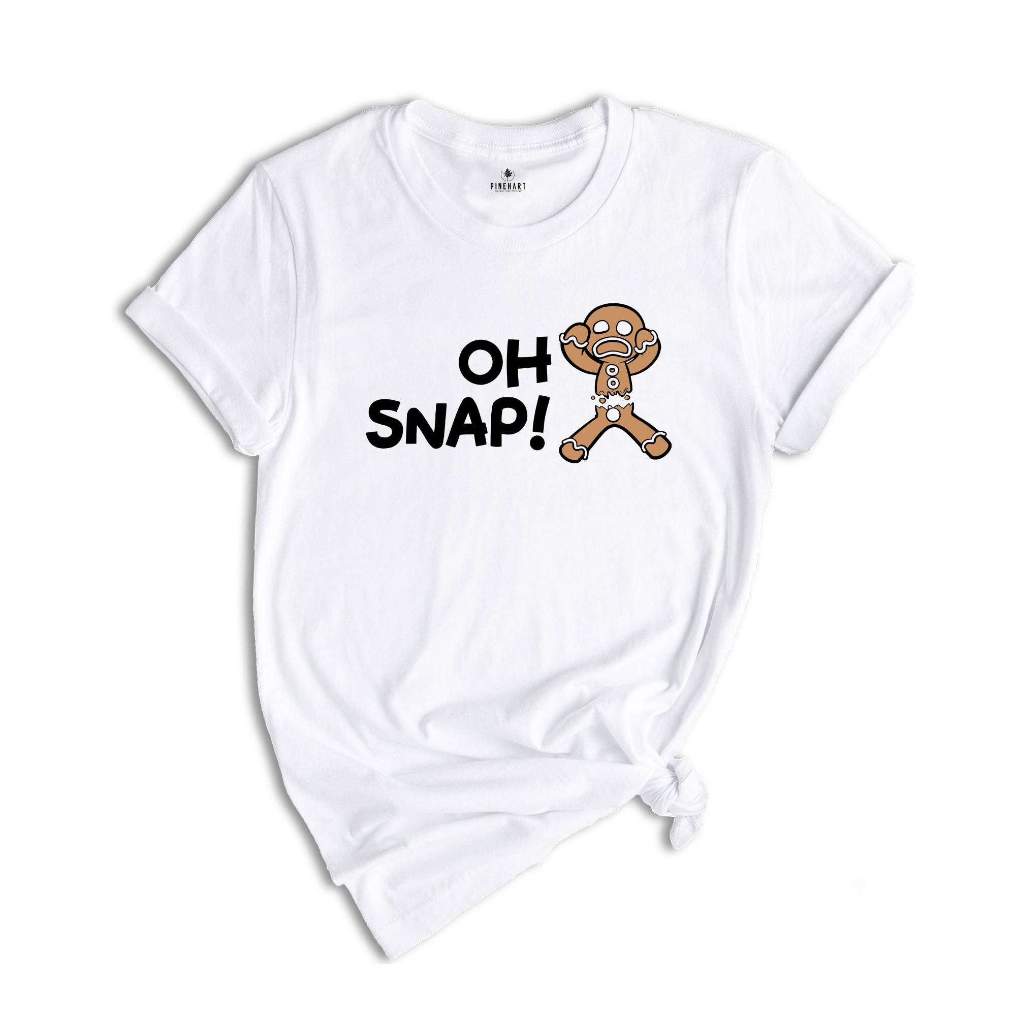 Oh Snap Gingerbread Man T-shirt, Christmas Cookies Tee, Christmas Baker Shirt, Best Chef Gift, Funny Xmas Mom Costume