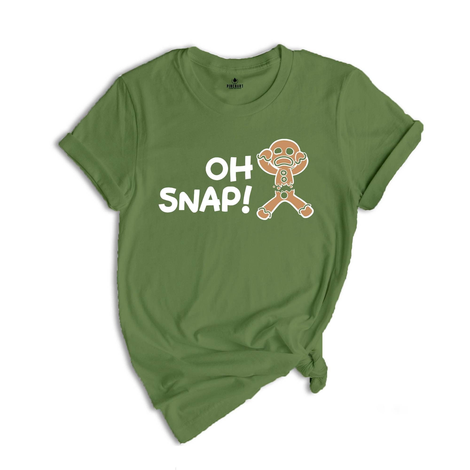 Oh Snap Gingerbread Man T-shirt, Christmas Cookies Tee, Christmas Baker Shirt, Best Chef Gift, Funny Xmas Mom Costume