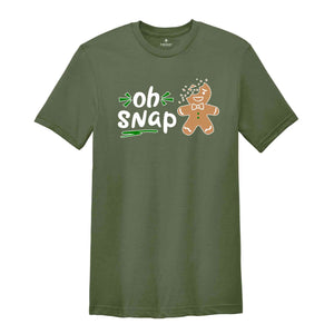Oh Snap Gingerbread Shirt, Eaten Gingerbread Shirt, Oh Snap Shirt, Christmas Shirt, Cute Christmas Shirt, Christmas Gift