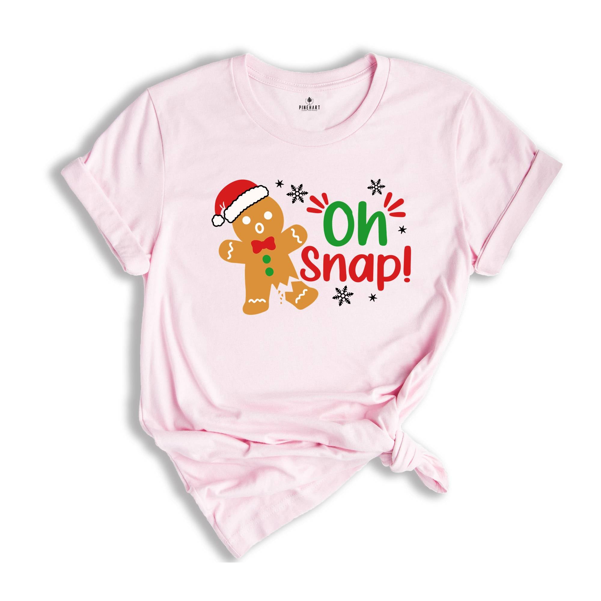 Oh Snap Gingerbread Shirt, Funny Broken Gingerbread, Holiday Apparel, Cookie Christmas T-Shirt, Funny Christmas Outfit