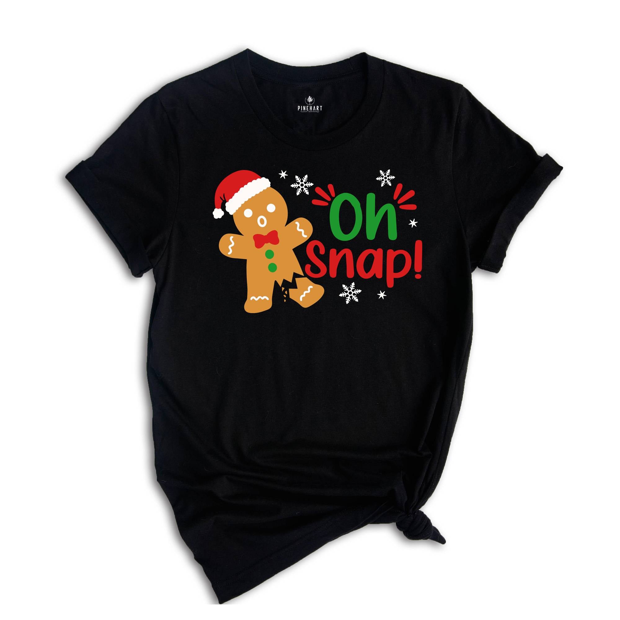 Oh Snap Gingerbread Shirt, Funny Broken Gingerbread, Holiday Apparel, Cookie Christmas T-Shirt, Funny Christmas Outfit