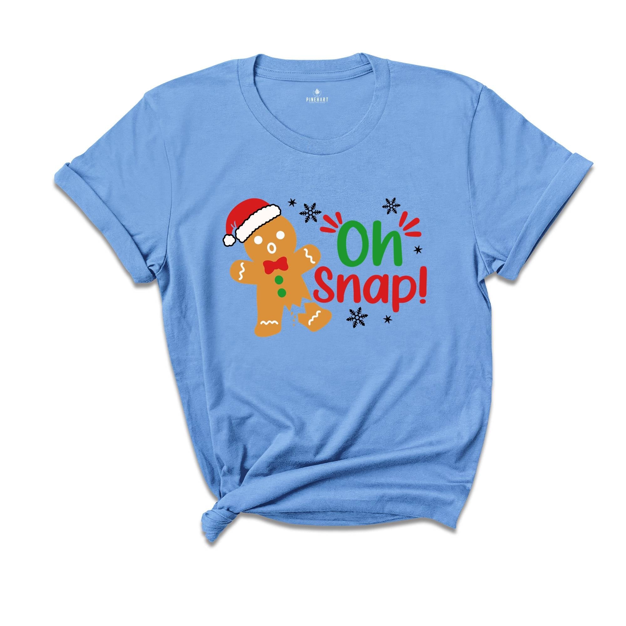 Oh Snap Gingerbread Shirt, Funny Broken Gingerbread, Holiday Apparel, Cookie Christmas T-Shirt, Funny Christmas Outfit