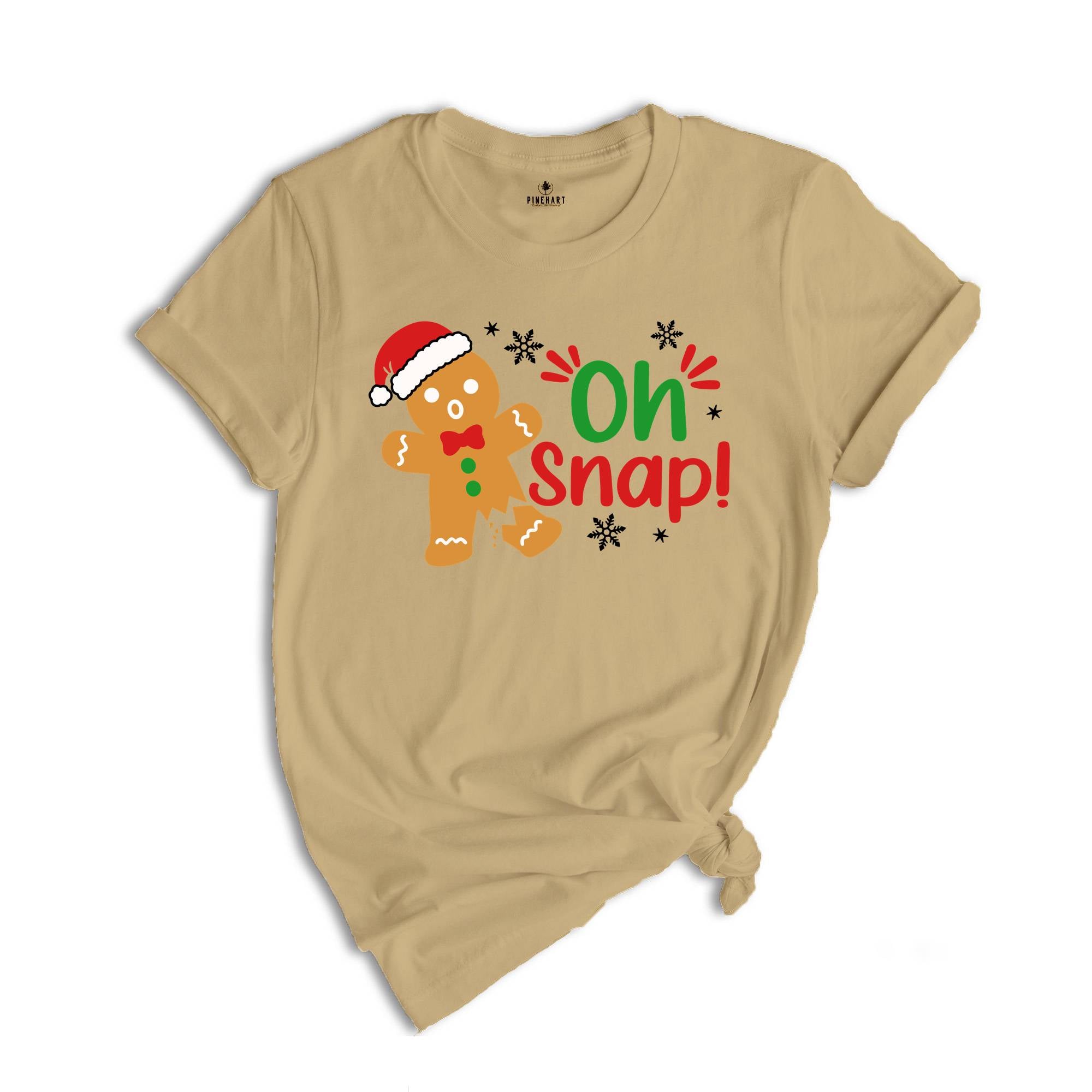 Oh Snap Gingerbread Shirt, Funny Broken Gingerbread, Holiday Apparel, Cookie Christmas T-Shirt, Funny Christmas Outfit