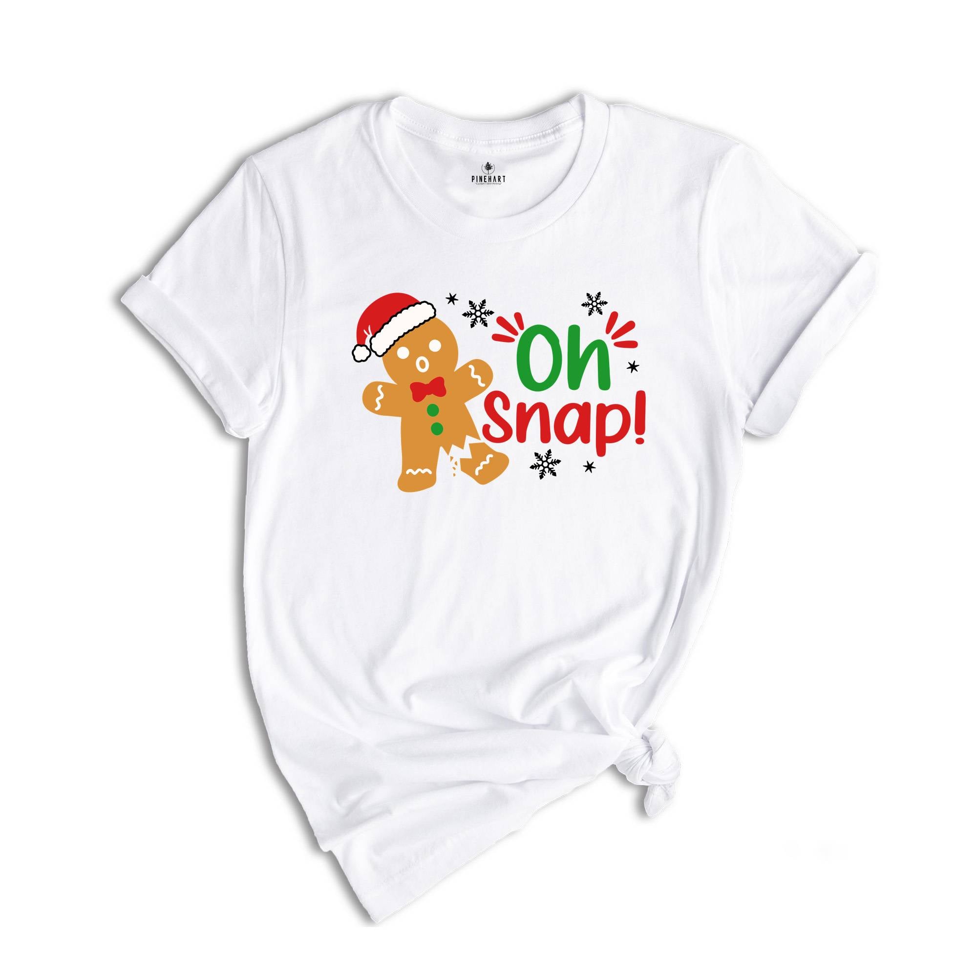 Oh Snap Gingerbread Shirt, Funny Broken Gingerbread, Holiday Apparel, Cookie Christmas T-Shirt, Funny Christmas Outfit