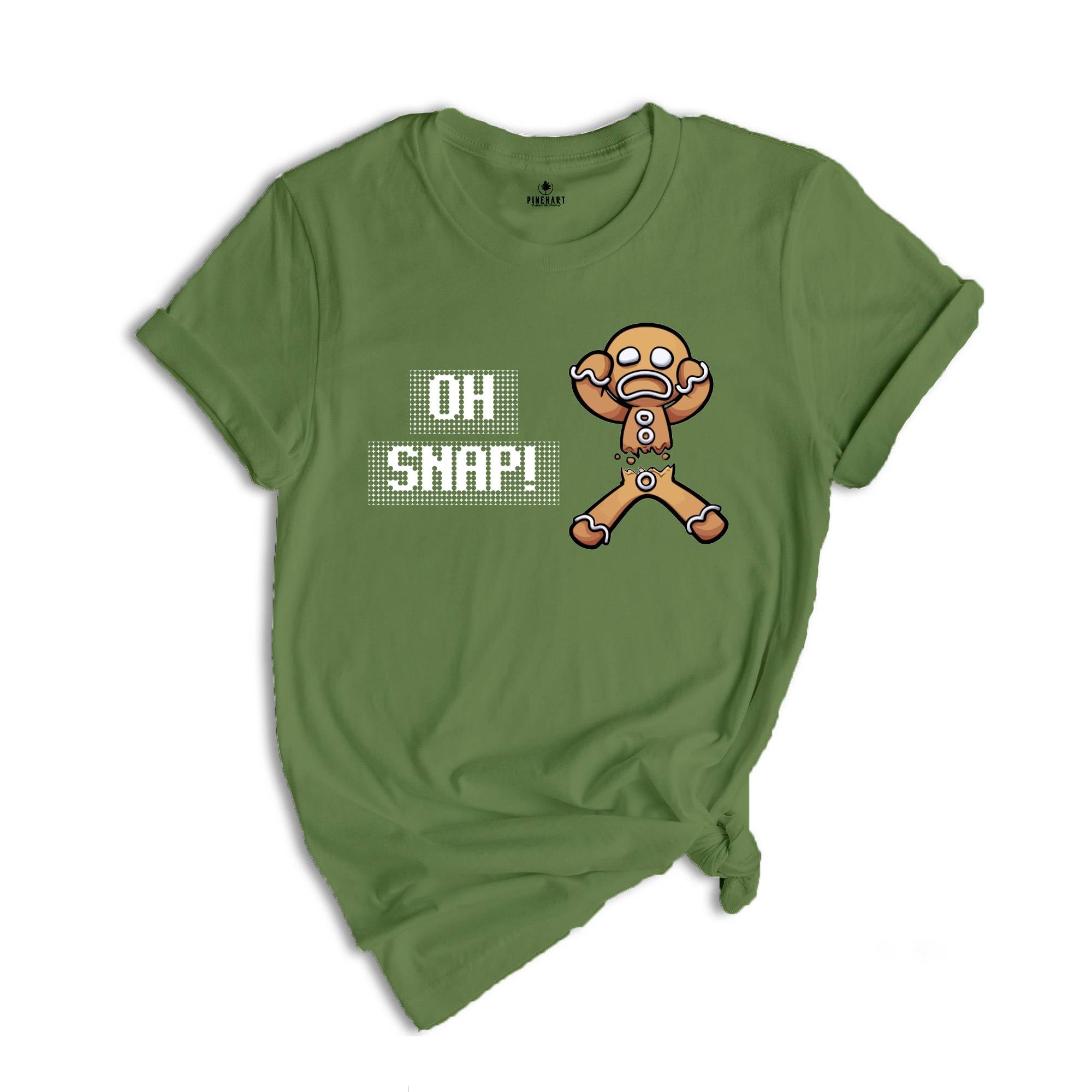 Oh Snap Shirt, Gingerbread Man Shirt, Funny Cookie Shirt, Baking Crew Shirt, Christmas Sweatshirt, Christmas Party Tee, Xmas Gift