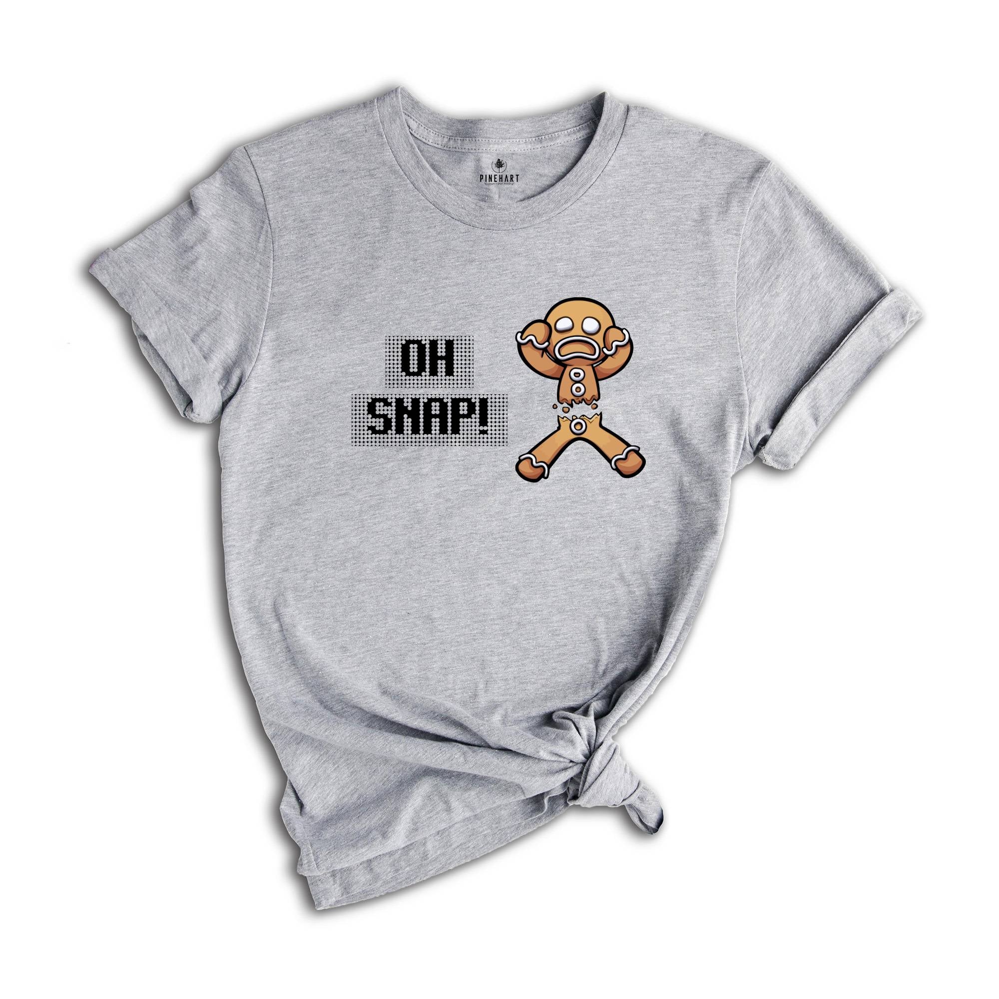 Oh Snap Shirt, Gingerbread Man Shirt, Funny Cookie Shirt, Baking Crew Shirt, Christmas Sweatshirt, Christmas Party Tee, Xmas Gift