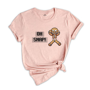 Oh Snap Shirt, Gingerbread Man Shirt, Funny Cookie Shirt, Baking Crew Shirt, Christmas Sweatshirt, Christmas Party Tee, Xmas Gift