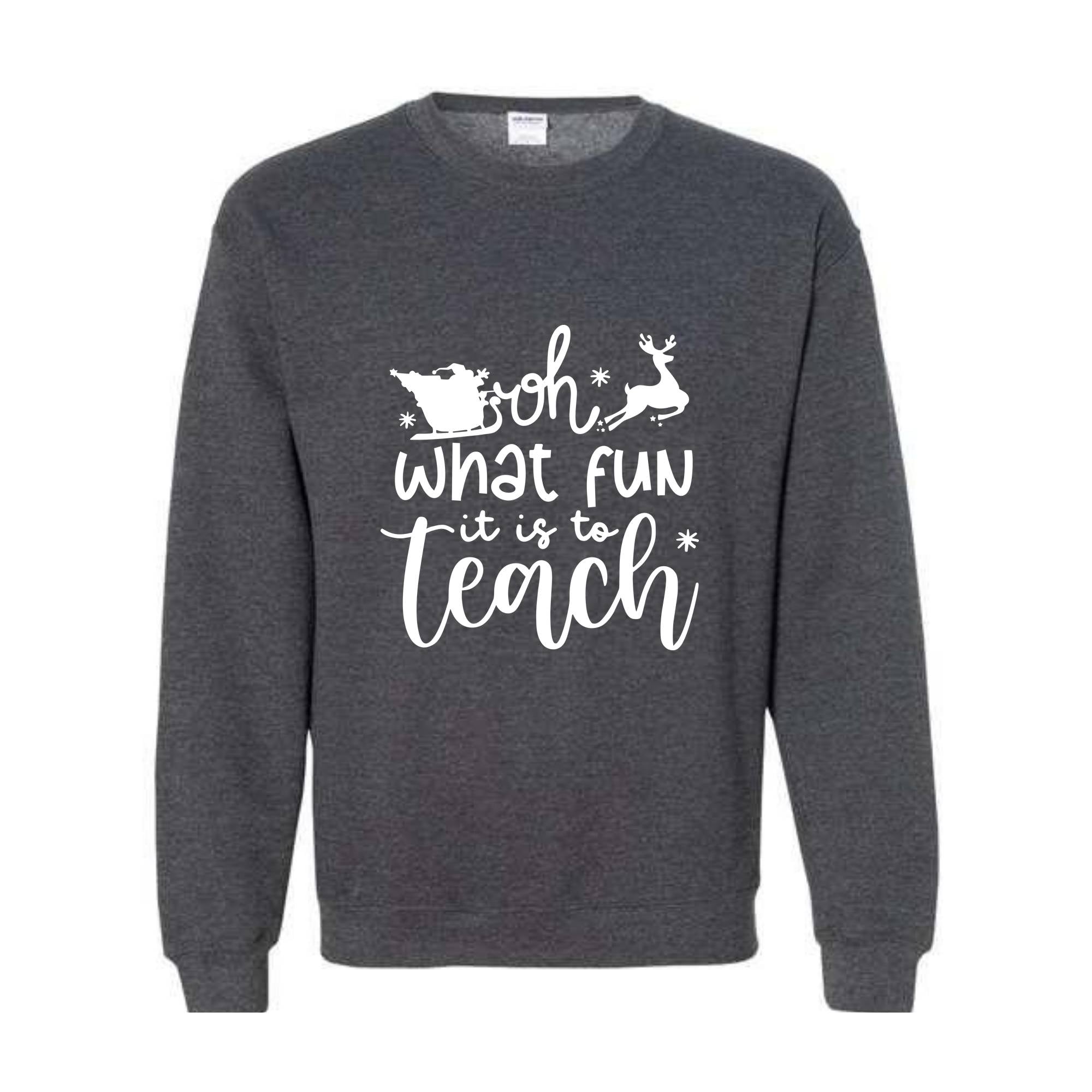 Oh What Fun It Is To Teach Sweatshirt, Christmas Family Sweatshirt, Xmas Party Hoodie, Christmas Sweatshirt, Christmas Teacher Gift