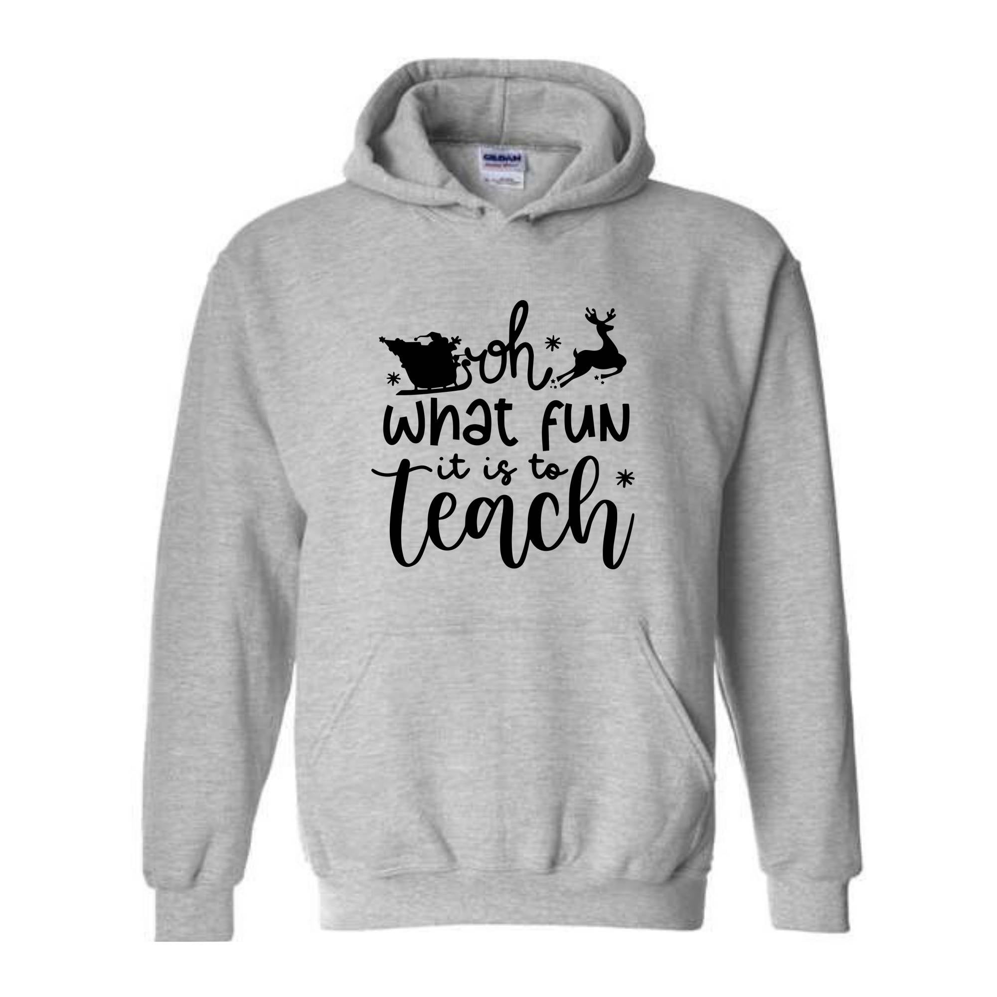 Oh What Fun It Is To Teach Sweatshirt, Christmas Family Sweatshirt, Xmas Party Hoodie, Christmas Sweatshirt, Christmas Teacher Gift