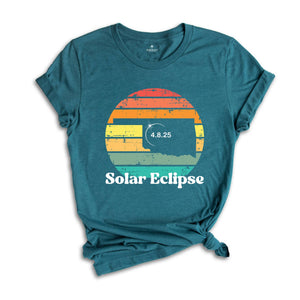 Oklahoma Solar Eclipse T-Shirt, April 8 2025 Solar Eclipse, Total Solar Eclipse Apparel, Solar Eclipse Shirt