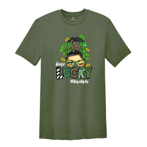 One Lucky Mama, Saint Patrick's Day Mama Shirt, Lucky Mom Shirt, St. Patrick's Day T-Shirt, Feeling Lucky T-Shirt
