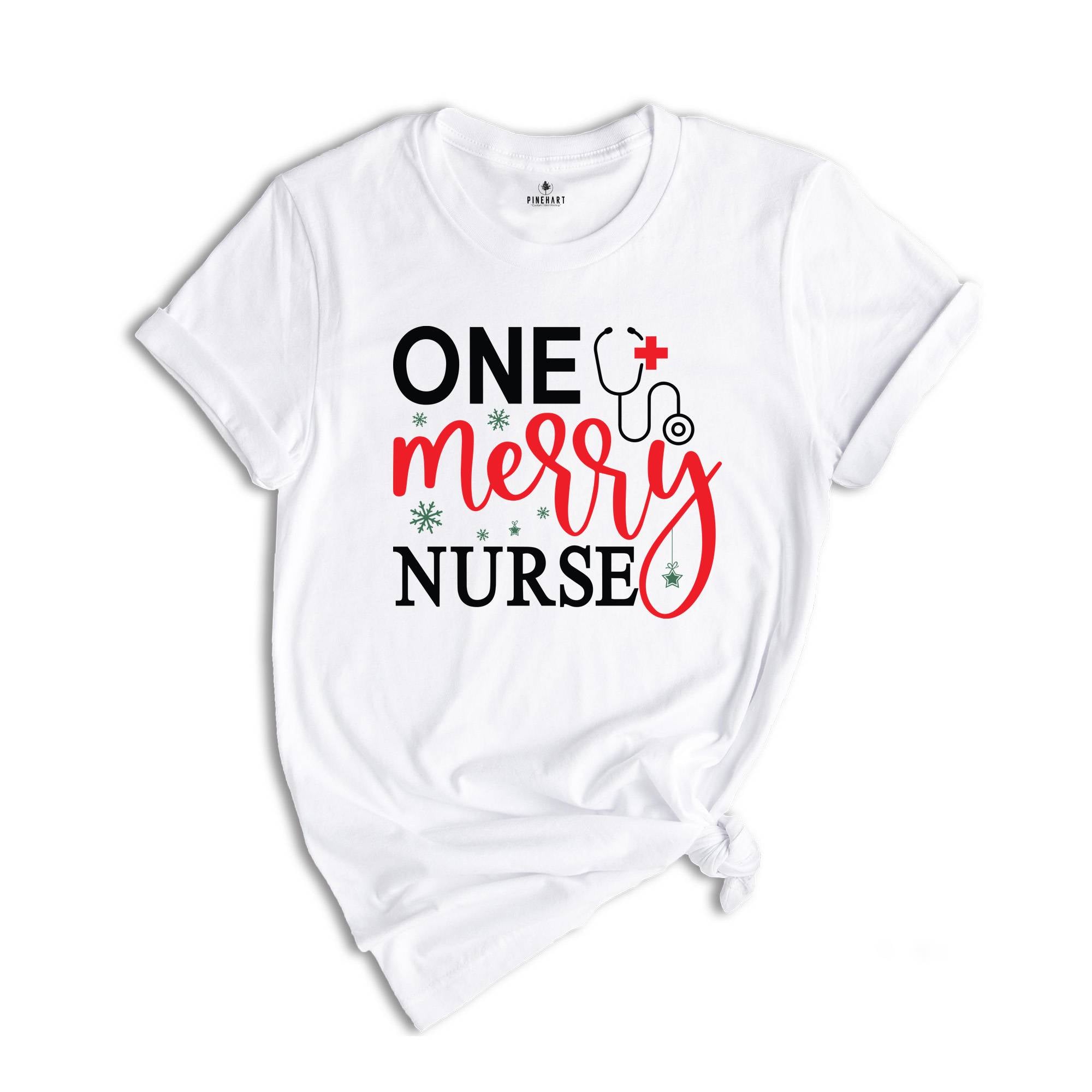One Merry Nurse Shirt, Christmas Shirts for Nurses, Nursing School Shirt, Nursing School Gift, Christmas Gift for Nurse