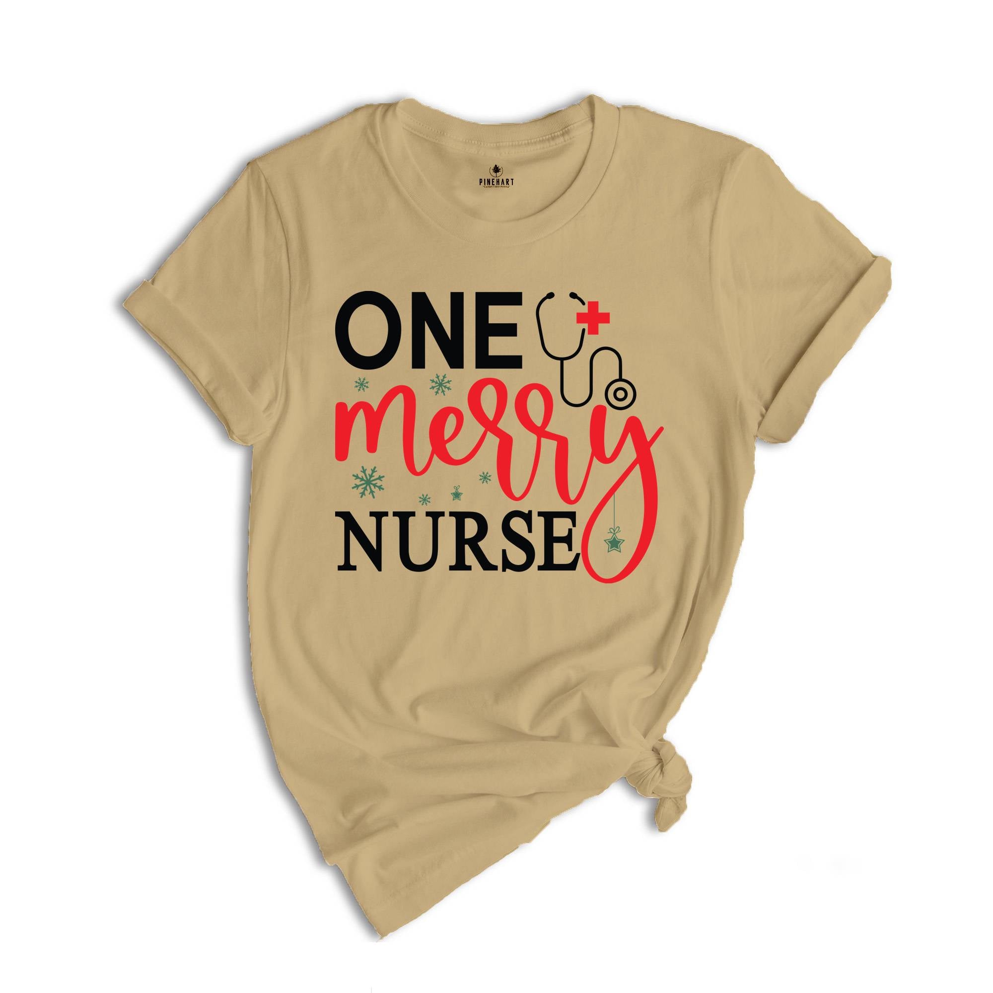 One Merry Nurse Shirt, Christmas Shirts for Nurses, Nursing School Shirt, Nursing School Gift, Christmas Gift for Nurse