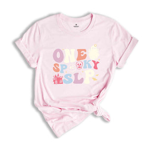 One Spooky SLP Shirt, Cute Halloween Shirt, Halloween Gift, SLP Shirt, Spooky Vibes Shirt, Halloween Shirt, Boo Shirt, Cute Gift Shirt
