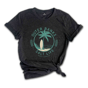 Outer Banks Salt Life Shirt, Surfing Shirt, North Carolina Shirt, Coconut Girl Tee, Surf Shirt, Beachy Shirts, VSCO Girl