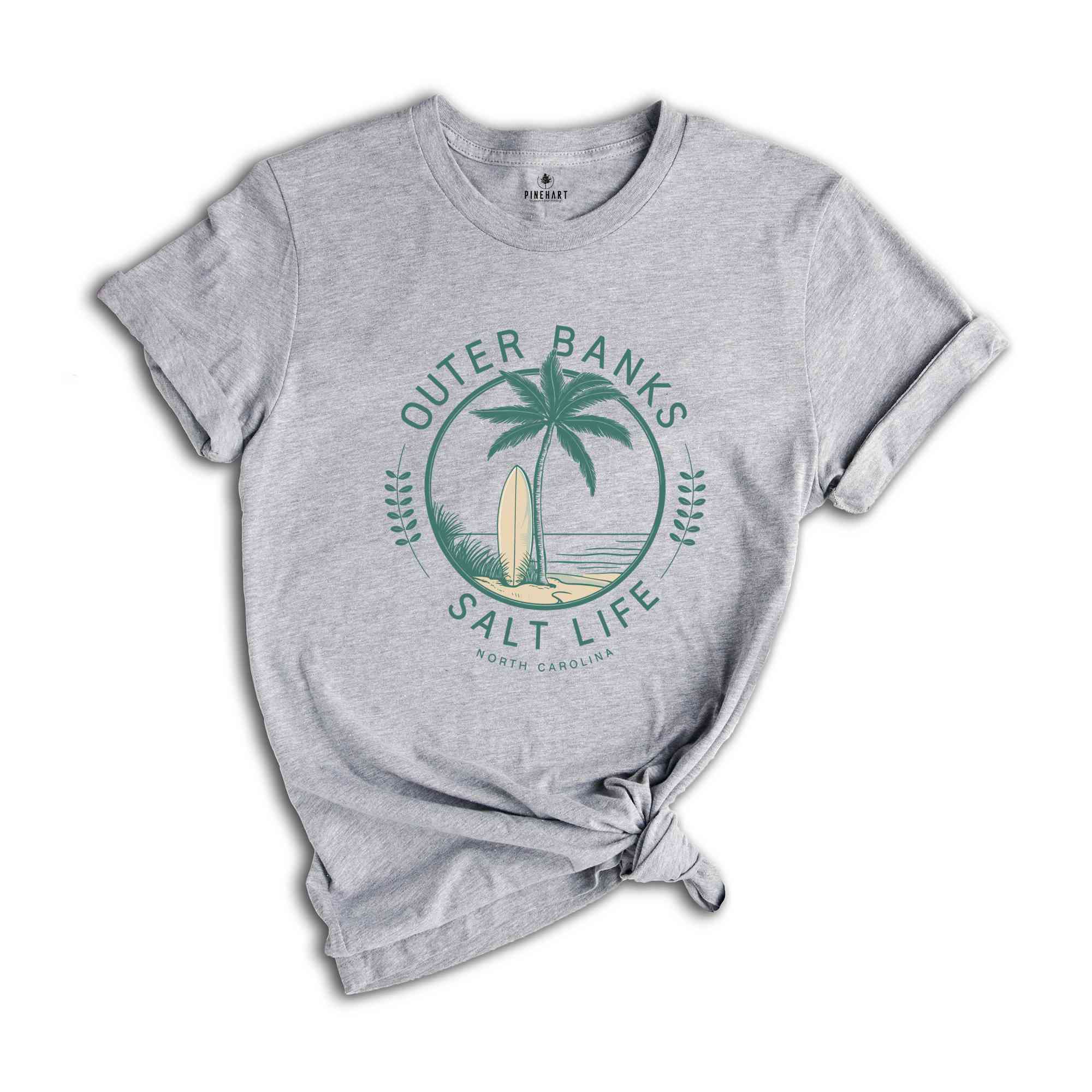 Outer Banks Salt Life Shirt, Surfing Shirt, North Carolina Shirt, Coconut Girl Tee, Surf Shirt, Beachy Shirts, VSCO Girl