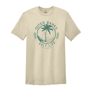 Outer Banks Salt Life Shirt, Surfing Shirt, North Carolina Shirt, Coconut Girl Tee, Surf Shirt, Beachy Shirts, VSCO Girl