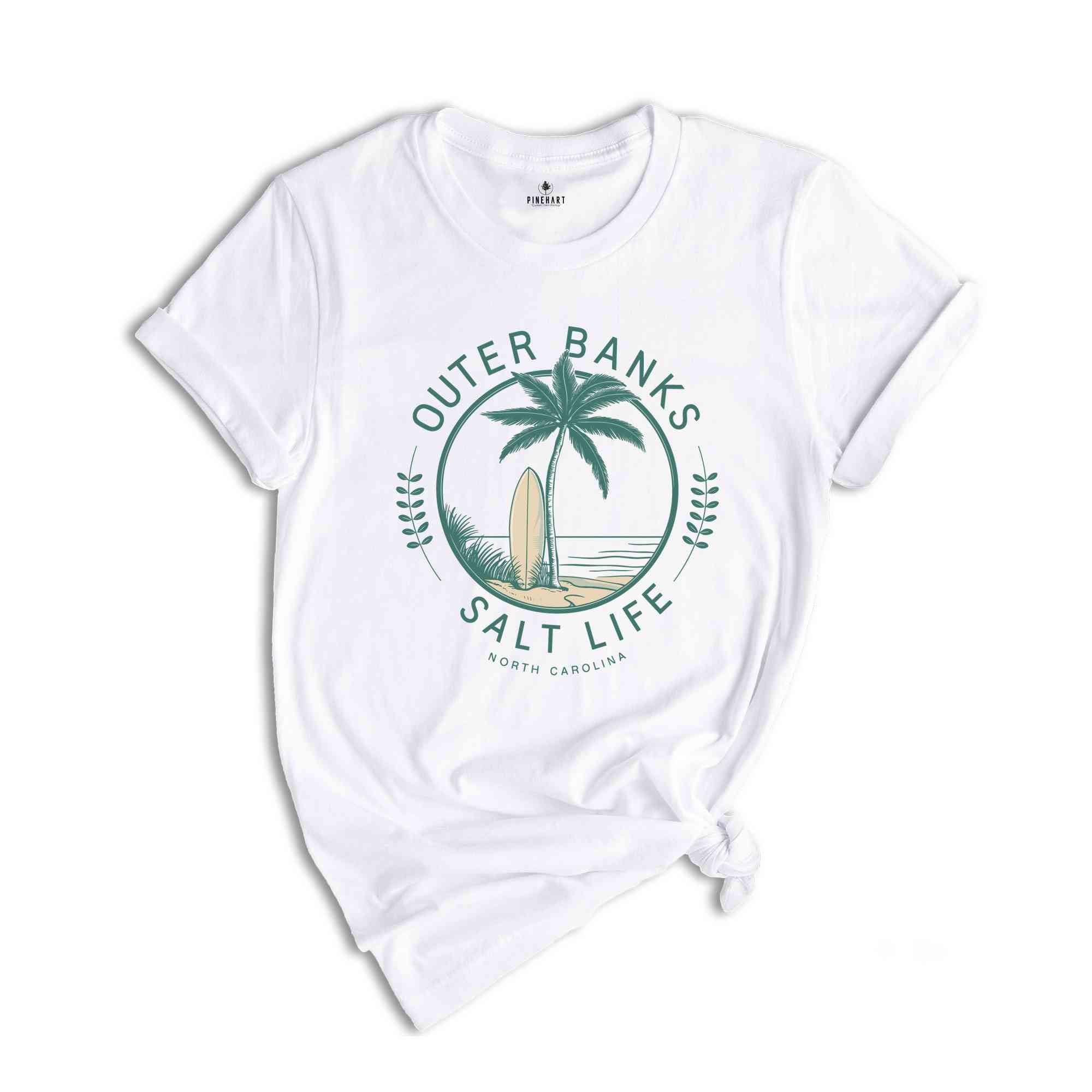 Outer Banks Salt Life Shirt, Surfing Shirt, North Carolina Shirt, Coconut Girl Tee, Surf Shirt, Beachy Shirts, VSCO Girl