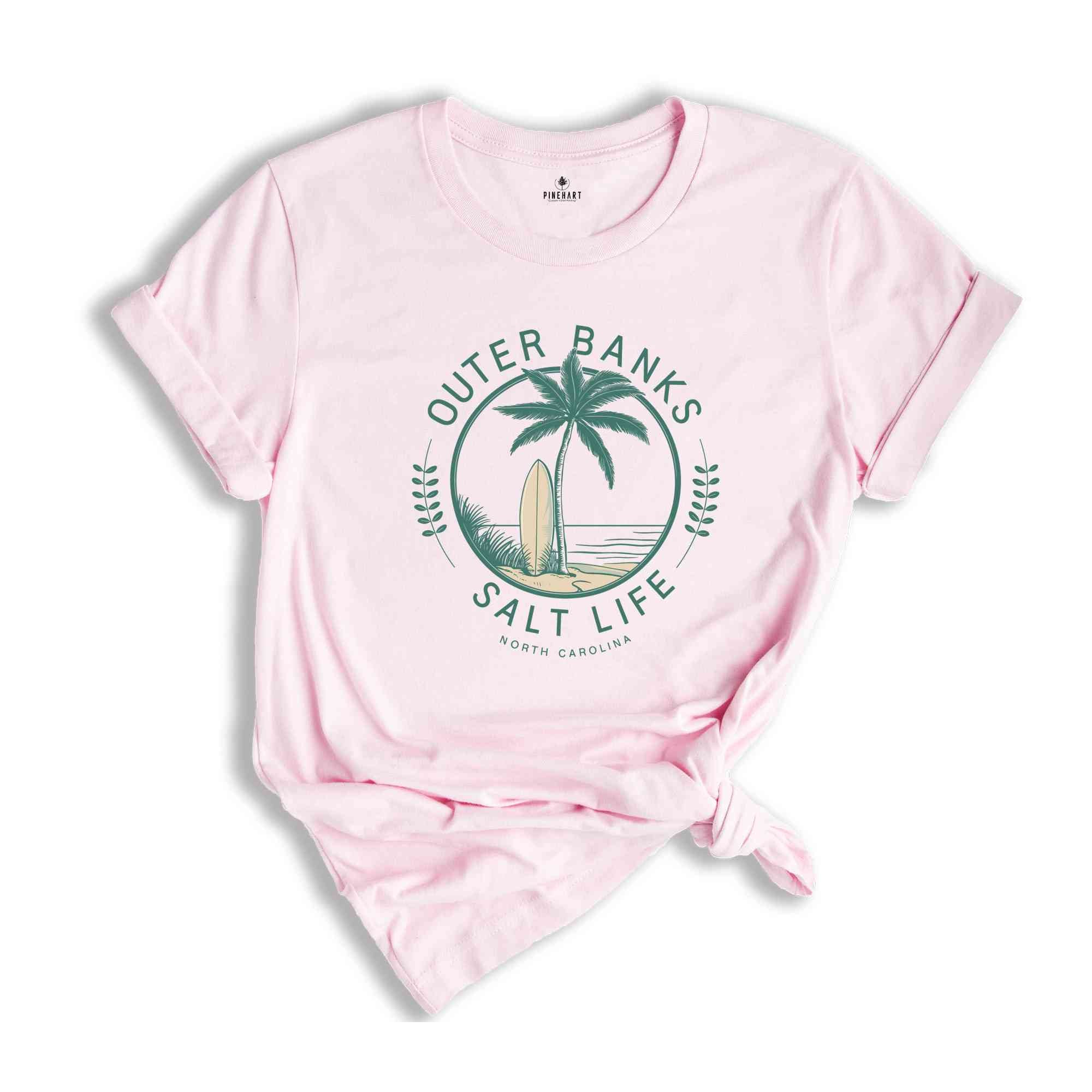 Outer Banks Salt Life Shirt, Surfing Shirt, North Carolina Shirt, Coconut Girl Tee, Surf Shirt, Beachy Shirts, VSCO Girl