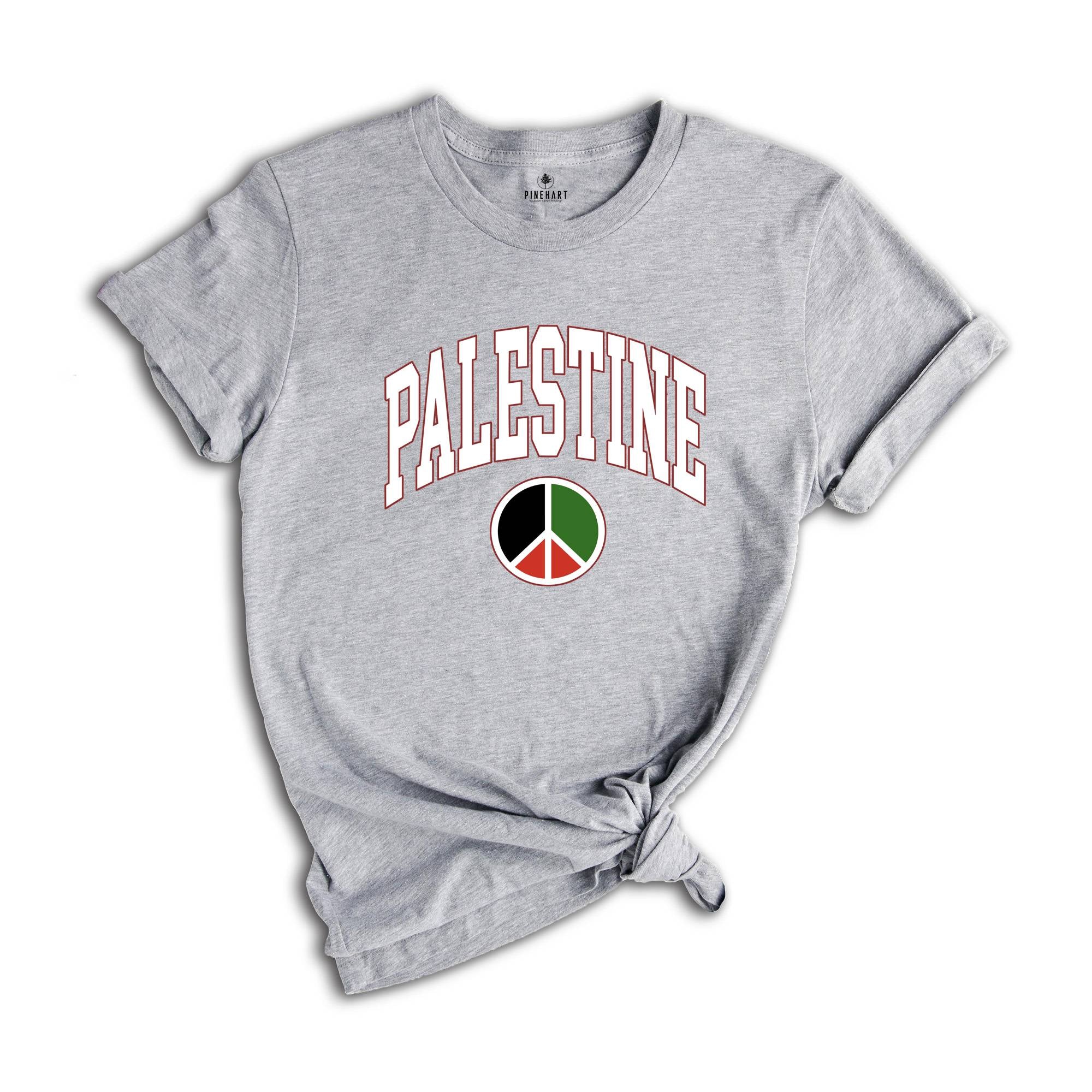 Palestine Shirt, Free Palestine Sweater, Palestine Peace Sign, Stand With Palestine Shirt, World Peace Shirt, Activist Shirt