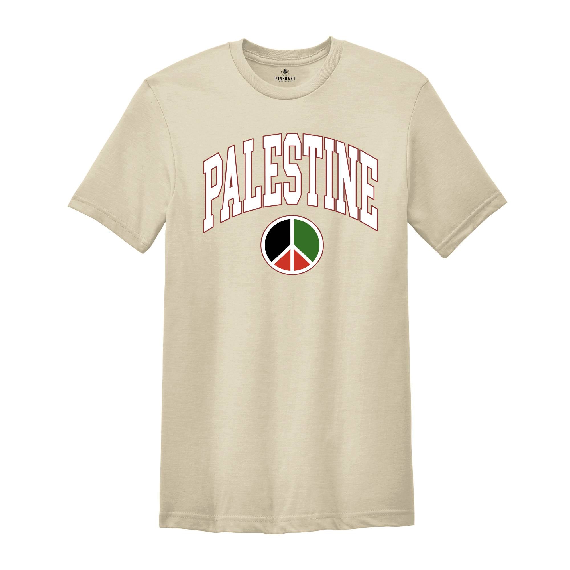 Palestine Shirt, Free Palestine Sweater, Palestine Peace Sign, Stand With Palestine Shirt, World Peace Shirt, Activist Shirt