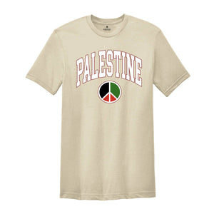 Palestine Shirt, Free Palestine Sweater, Palestine Peace Sign, Stand With Palestine Shirt, World Peace Shirt, Activist Shirt