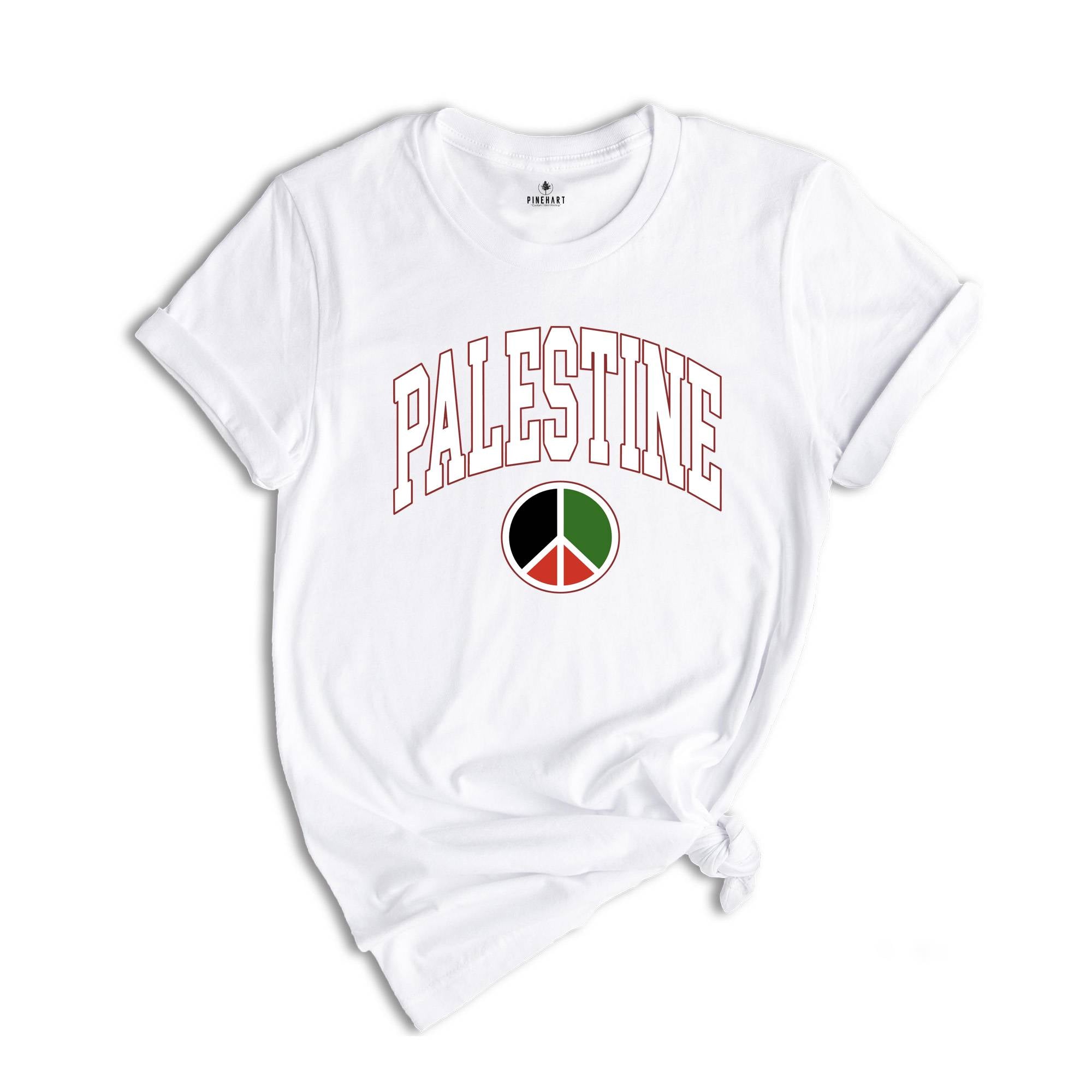 Palestine Shirt, Free Palestine Sweater, Palestine Peace Sign, Stand With Palestine Shirt, World Peace Shirt, Activist Shirt