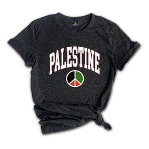 Palestine Shirt, Free Palestine Sweater, Palestine Peace Sign, Stand With Palestine Shirt, World Peace Shirt, Activist Shirt