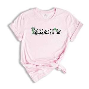 Panda Shirt, Panda Lover T-Shirt, Love Panda Shirt, Cute Animal Shirt, Animal Tee, Panda Lover Gift, Panda Roll Shirt, Funny Panda Shirt