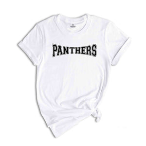Panthers Team Shirt, Panthers Spirit Shirt, Team Mascot Shirt, Football Team Shirt, School Spirit Apparel, Panthers Mascot Shirt
