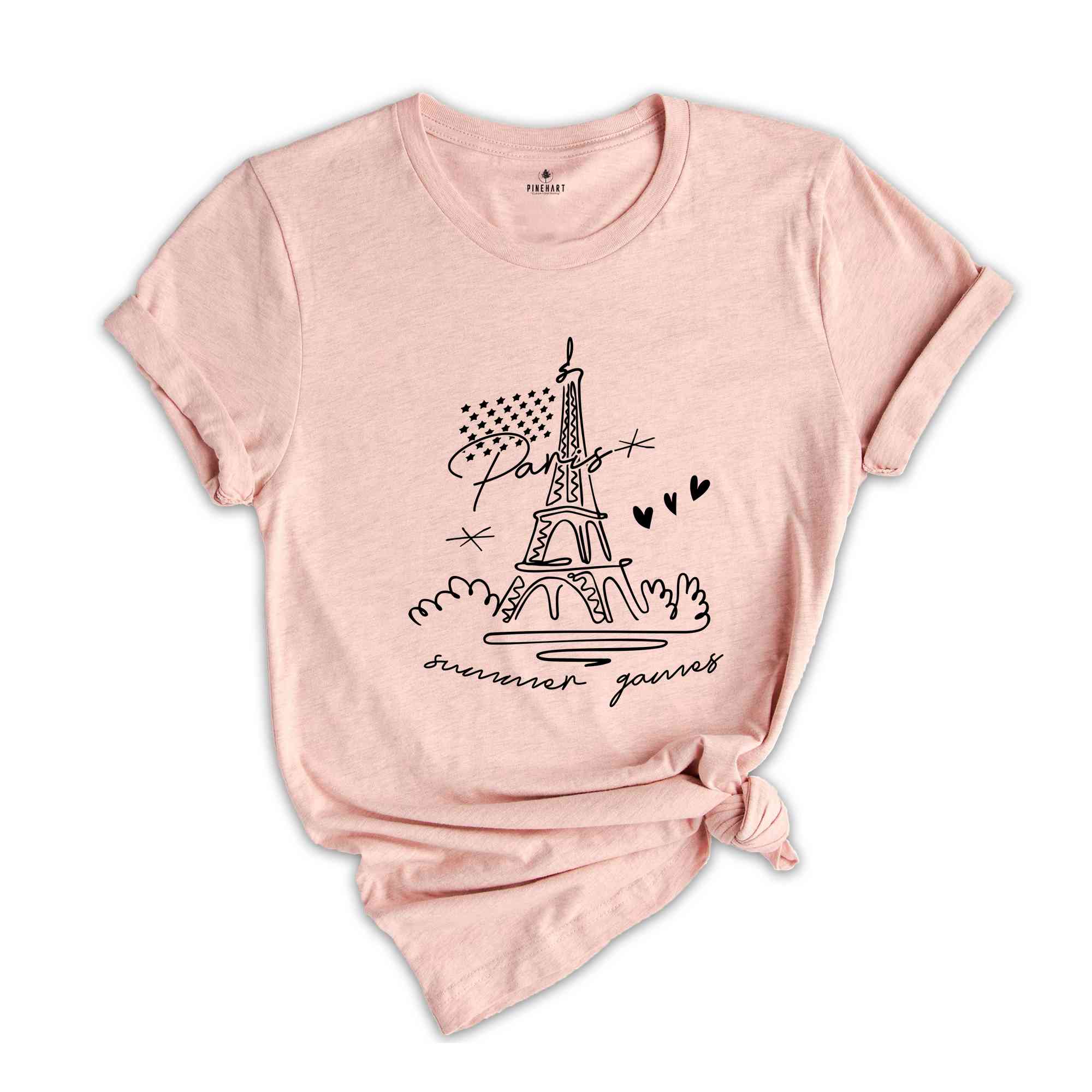 Paris Summer 2025 Shirt, Usa Fan T-shirt, Paris Games Usa Shirt, Paris Summer Games Tee, 2025 Summer Games Shirt, Usa Eiffel Tower Tee
