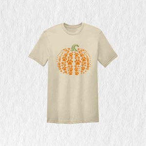 Paw Pumpkin Shirt, Pumpkin Dog Shirt, Dog Fall Shirt, Retro Pumpkin Shirt, Thanksgiving Gift, Pumpkin Season Shirt