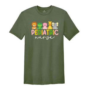 Pediatrics Nurse Shirt, Pediatrics Animal Shirt, PEDS Shirt, Peds Nurse Shirt, Cute Peds Crewneck, Pediatric Nurse Gift