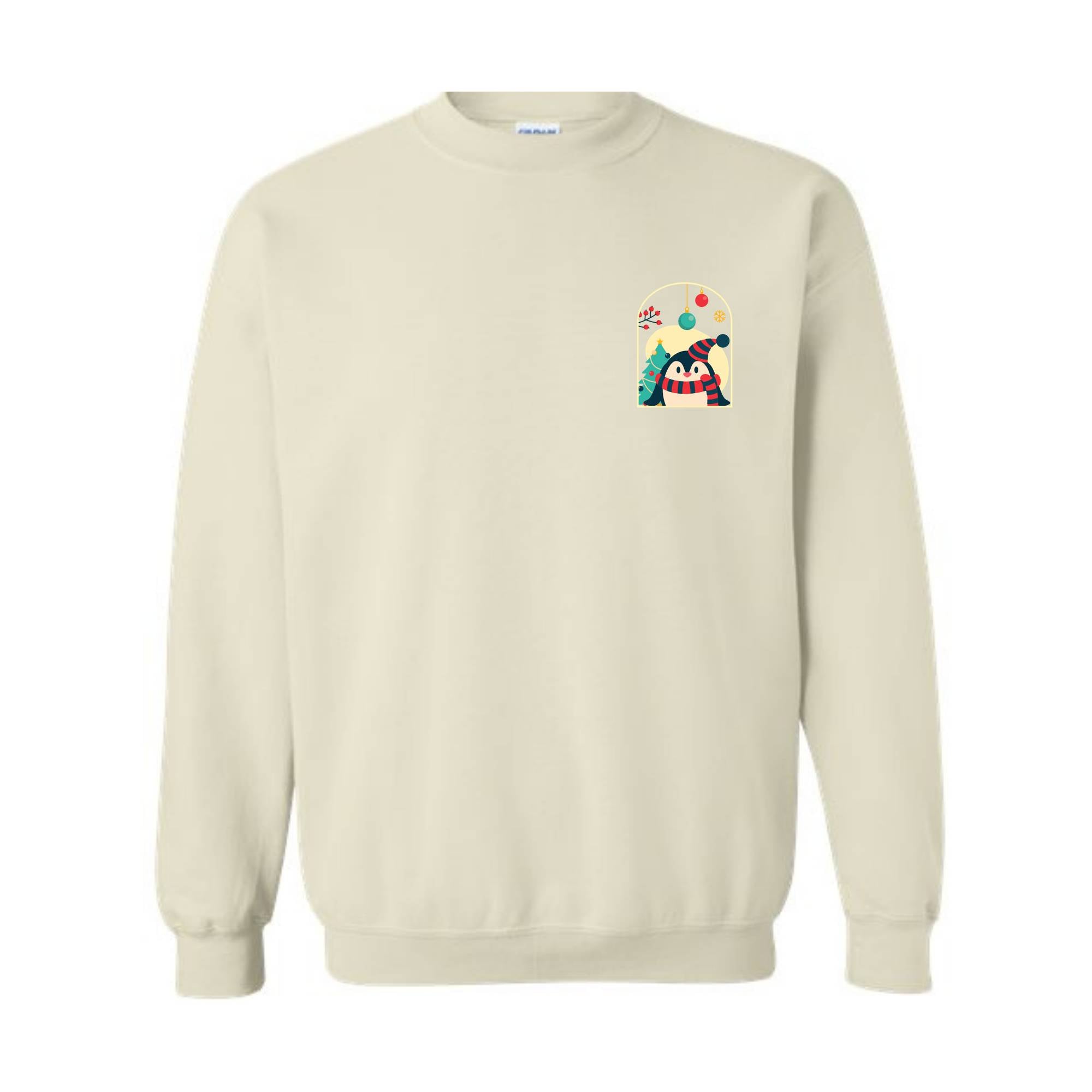 Penguin Christmas Shirt, Animal Lover, Winter Shirt, Holiday Shirt, Santa Shirt, Pocket Christmas, Vet Shirt, Winter Shirt,