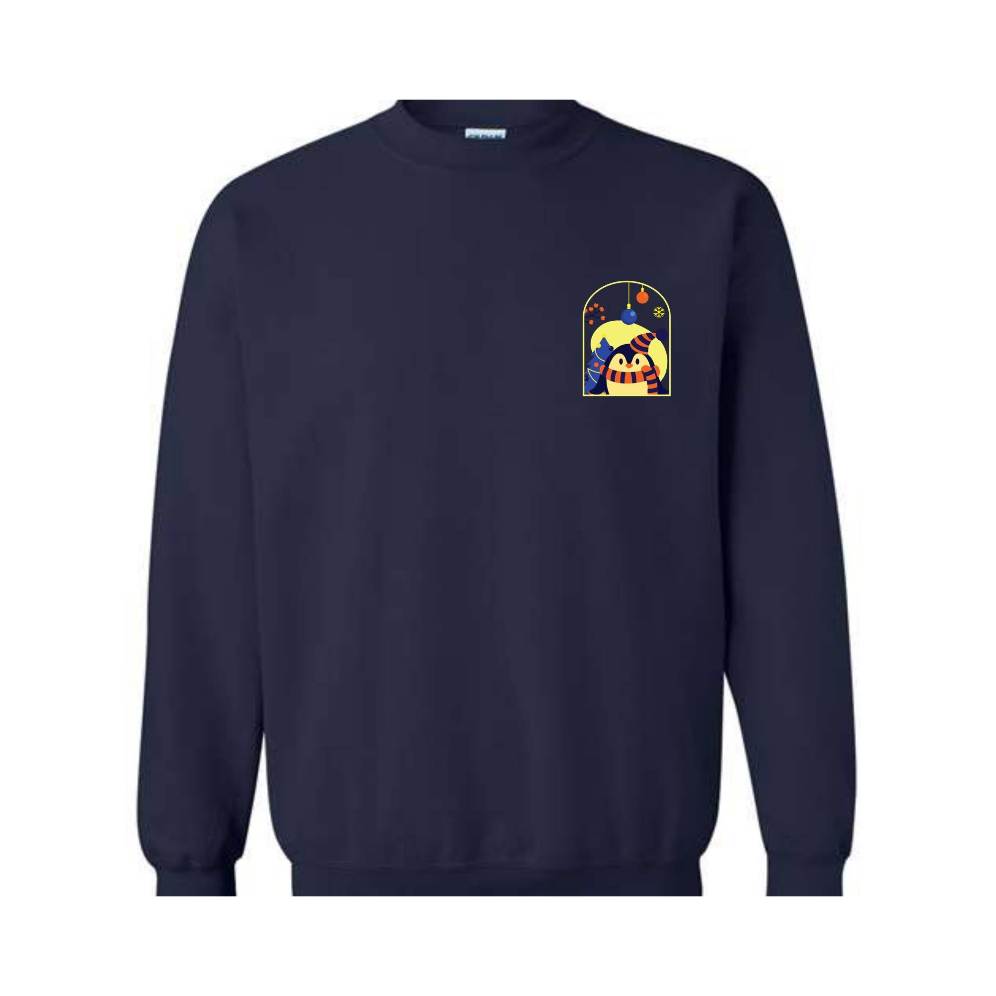 Penguin Christmas Shirt, Animal Lover, Winter Shirt, Holiday Shirt, Santa Shirt, Pocket Christmas, Vet Shirt, Winter Shirt,