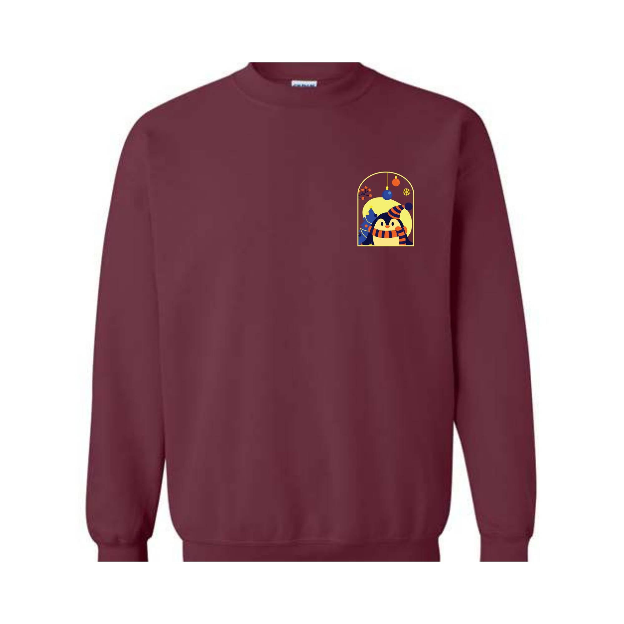 Penguin Christmas Shirt, Animal Lover, Winter Shirt, Holiday Shirt, Santa Shirt, Pocket Christmas, Vet Shirt, Winter Shirt,