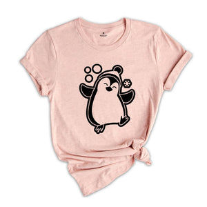 Penguin Christmas Shirt, Toddler Christmas Tee, Penguin Christmas Outfit, Family Christmas T-shirt, Christmas Matching