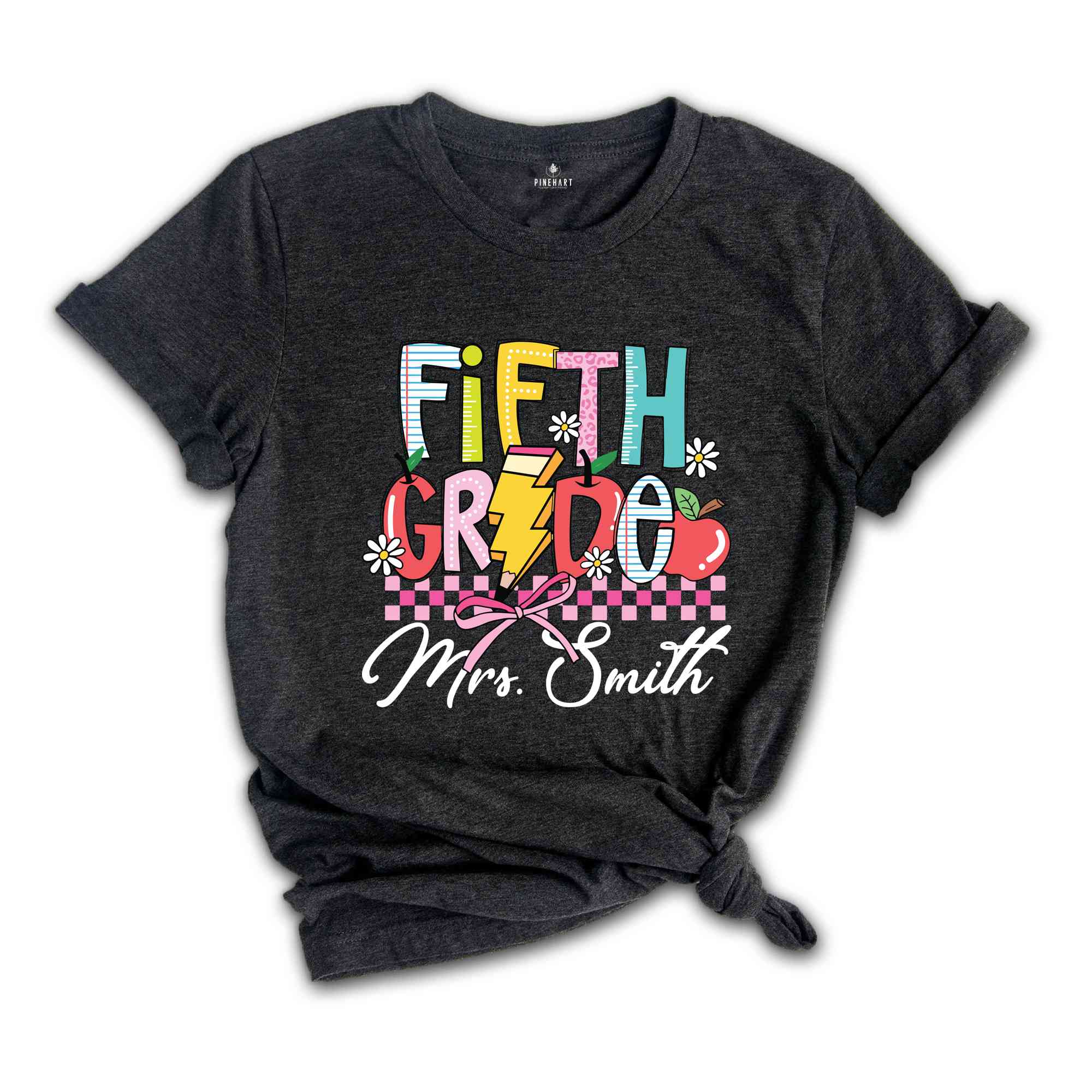 Personalized Fifth Grade Teacher Shirt, Fifth Grade Teacher Team Shirt, Gift For Teacher, Teacher Appreciation Shirt, Custom Grade Shirt