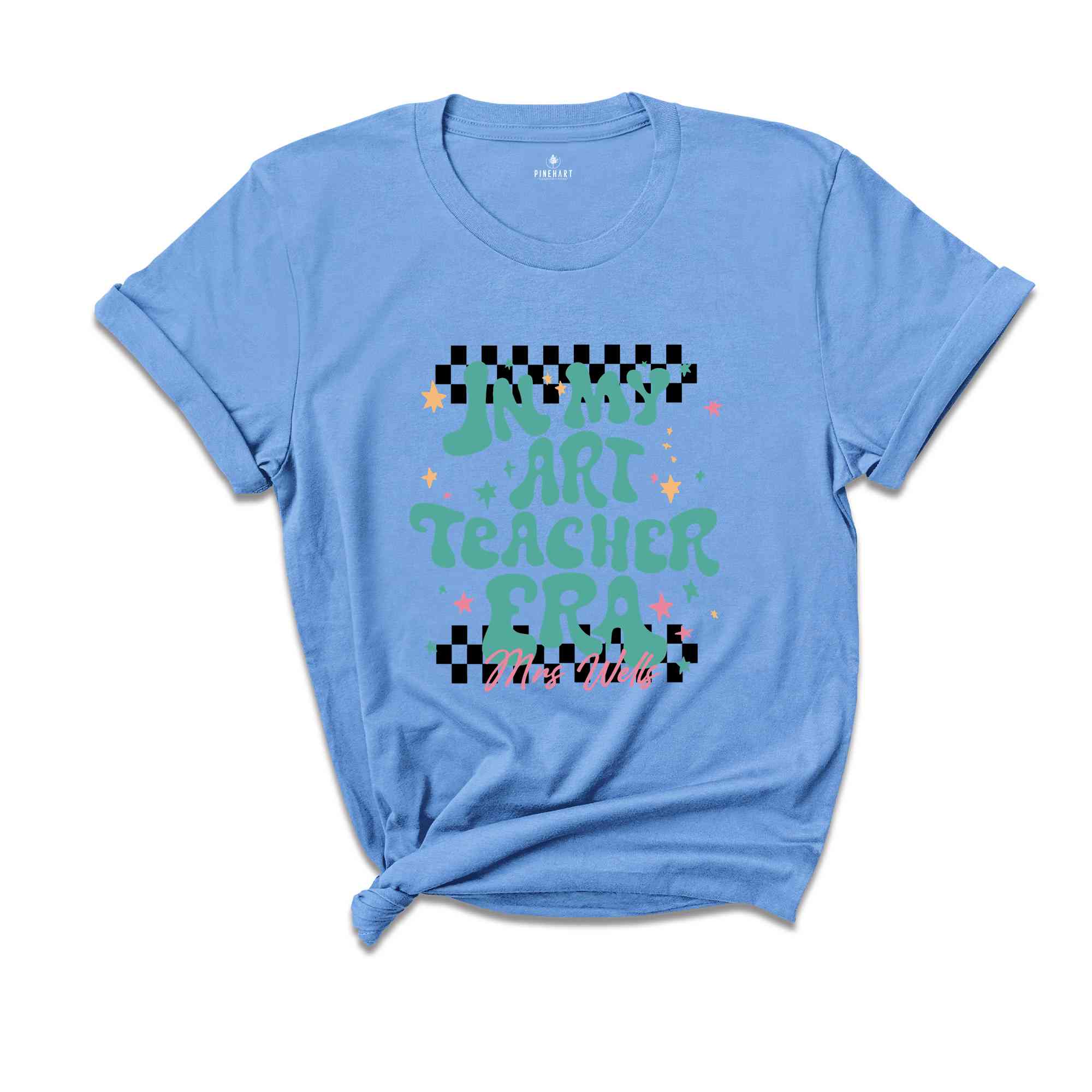 Personalized In My Art Teacher Era Shirt, Custom Art Teacher Shirt, Teacher’s Day Gift, Art Teacher Appreciation Gift, Custom Teacher Shirt