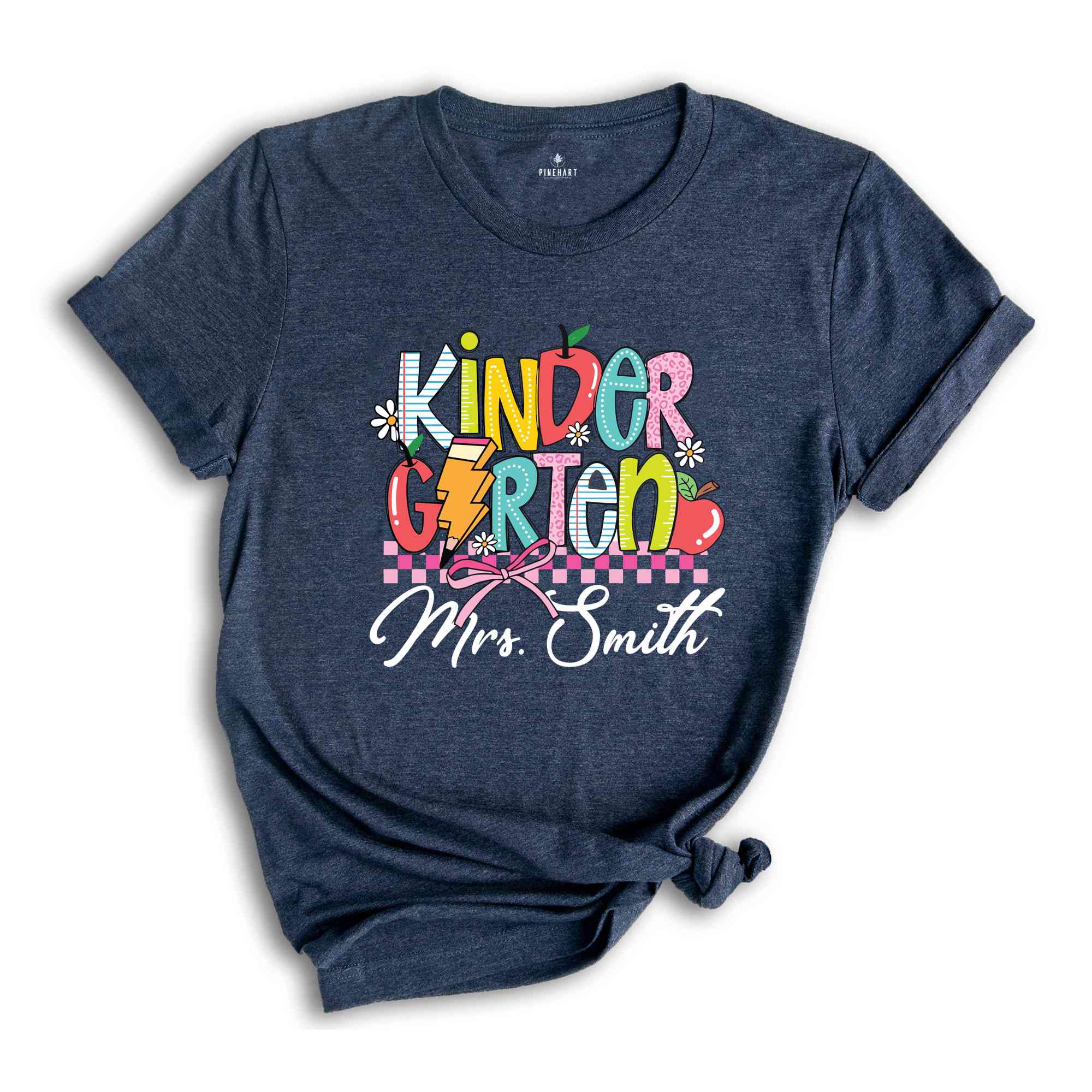 Personalized Kinder Garten Teacher Shirt, Fifth Grade Teacher Team Shirt, Gift For Teacher, Teacher Appreciation Shirt, Custom Grade Shirt