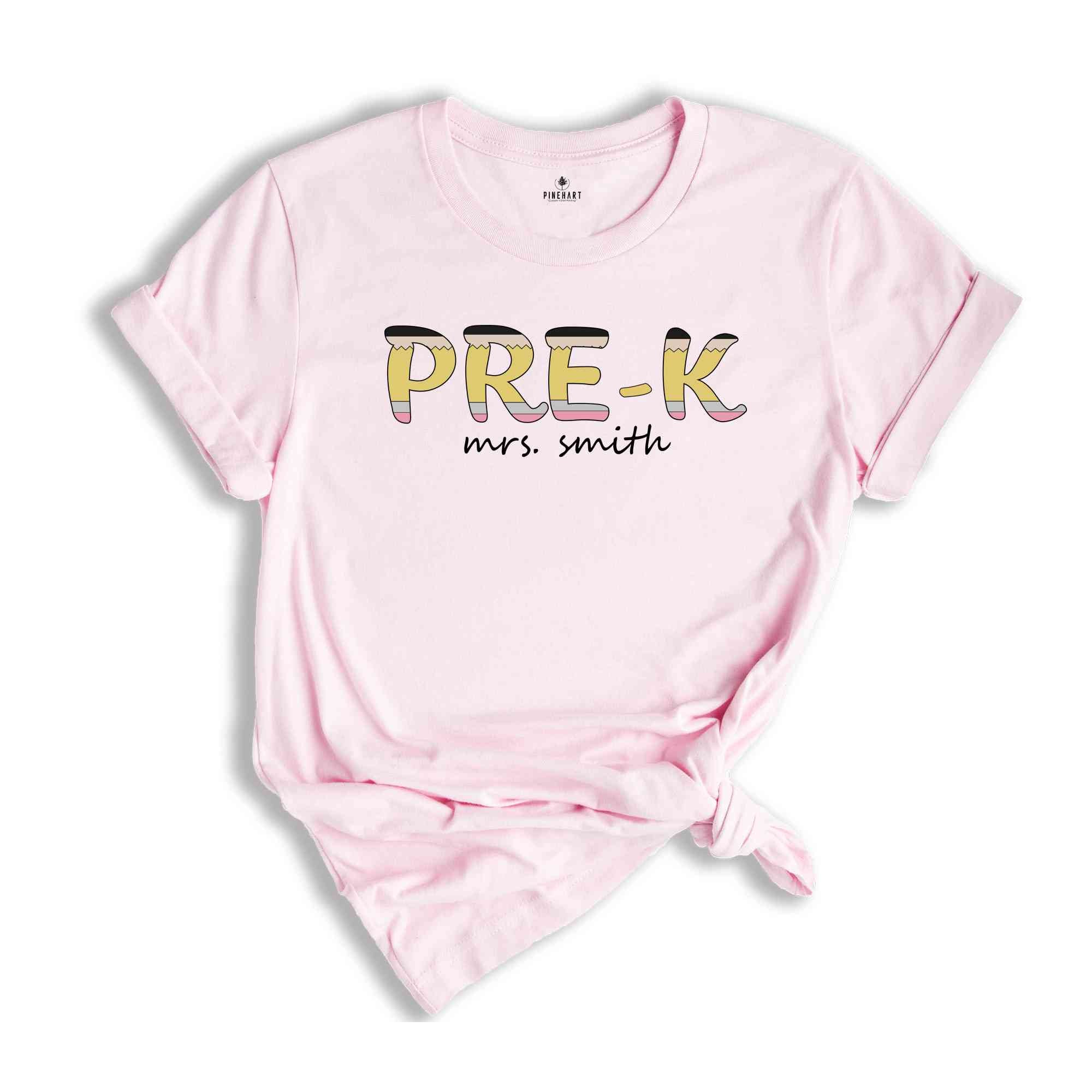 Personalized Pre-K Teacher Shirt, Best Teacher Shirt, Pre-K Teacher Shirt, Personalized Teacher Shirt, Custom Teacher Shirt