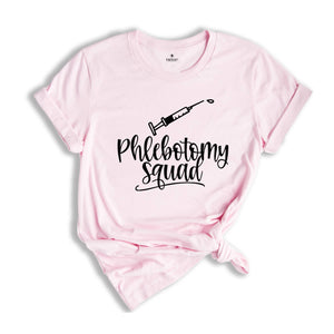 Phlebotomy Squad Shirt, Phlebotomy T-Shirt, Phlebotomy Gifts, Phlebotomy Student Shirt, Phlebotomy Nurse Shirt, Lab Technician Shirt
