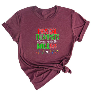 Physical Therapist Christmas Shirt, Therapist Christmas Shirt, Physical Therapy Tee, PT Assistant Shirt, PT Christmas Gift