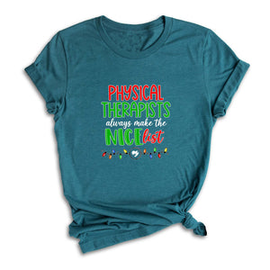 Physical Therapist Christmas Shirt, Therapist Christmas Shirt, Physical Therapy Tee, PT Assistant Shirt, PT Christmas Gift