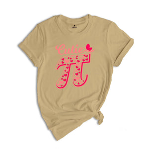 Pi Valentines Day Shirt, Pi Number Shirt, Cutie Pi T-Shirt, Gift For Math Teacher, Math Lover Tee, Valentines Day Gift