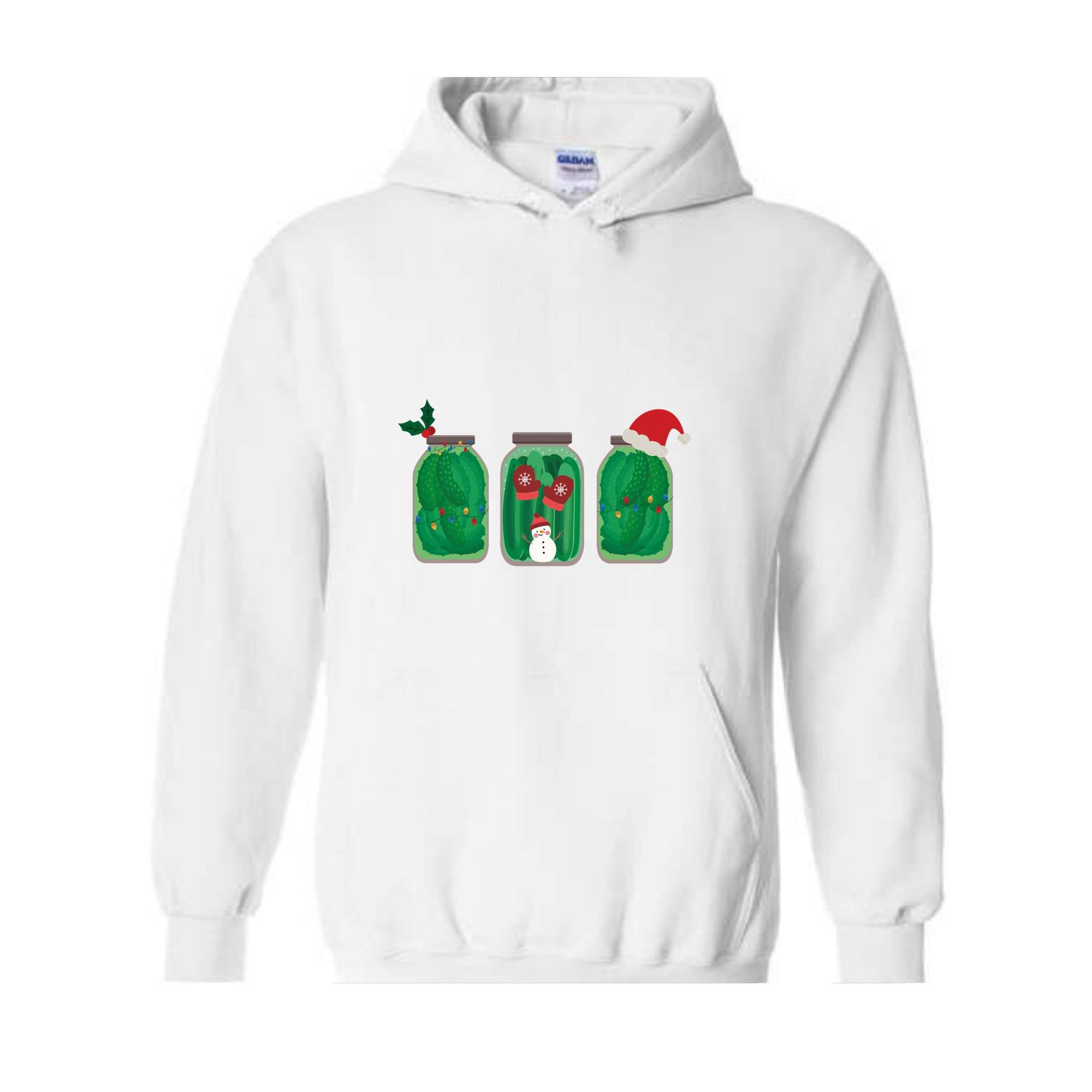 Pickles Christmas Sweatshirt, Pickles Sweatshirt, Pickle Lover Gift, Christmas Sweatshirt, Foodie Sweatshirt, Christmas Mom Sweatshirt