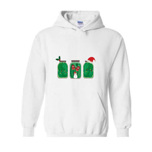 Pickles Christmas Sweatshirt, Pickles Sweatshirt, Pickle Lover Gift, Christmas Sweatshirt, Foodie Sweatshirt, Christmas Mom Sweatshirt
